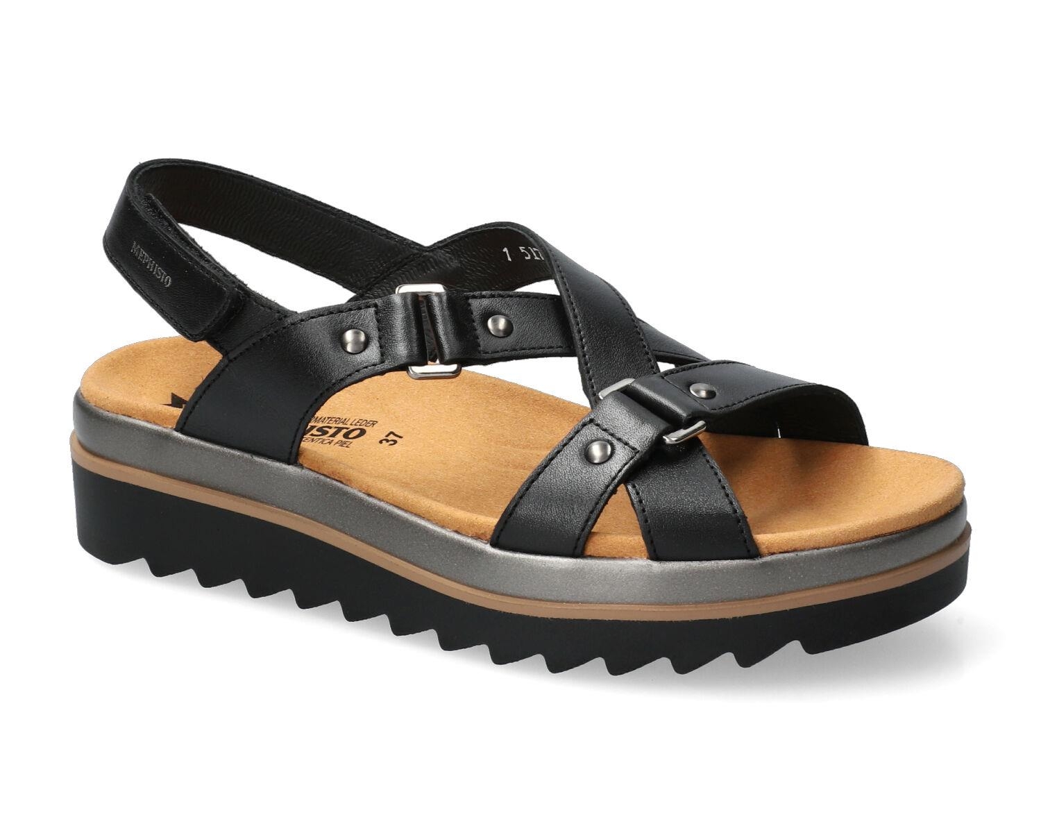 sandales femme modèle Dalma Noir - Mephisto